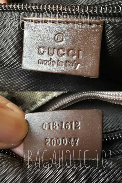 How to check Gucci serial numbers .